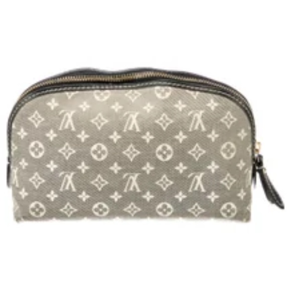 Louis Vuitton Monogram Mini Lin Cosmetic Pouch EUC - Picture 1 of 14
